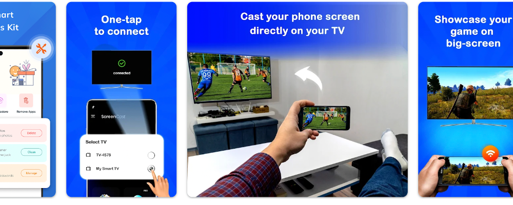 Use apps on your Samsung Smart TV and projector