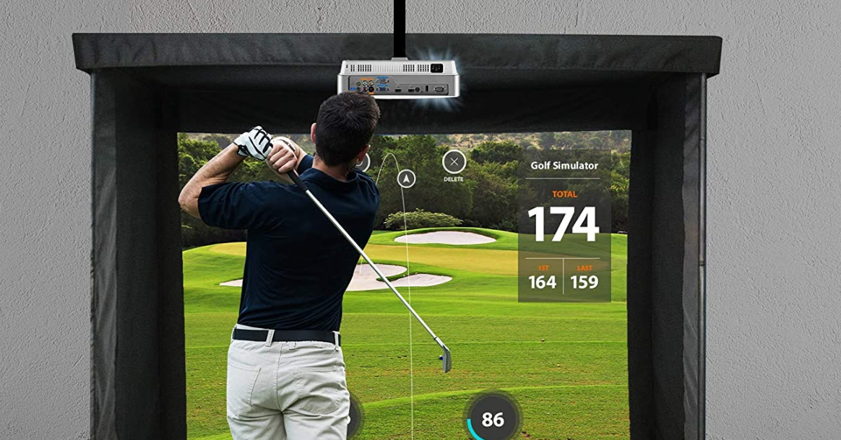 golf simulator projector 2024