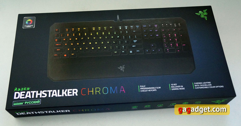 Обзор мембранной игровой клавиатуры Razer Deathstalker Chroma-2