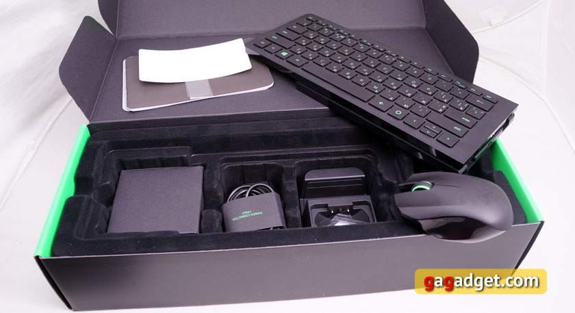 Обзор наколенного комплекта клавиатуры и мыши Razer Turret-5
