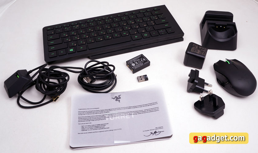 Обзор наколенного комплекта клавиатуры и мыши Razer Turret-6
