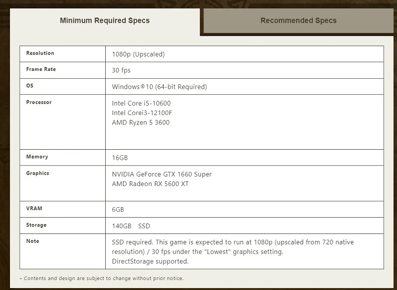 Betting on AI may let Capcom down: Monster Hunter Wilds system requirements have been published and they raise a lot of questions-3