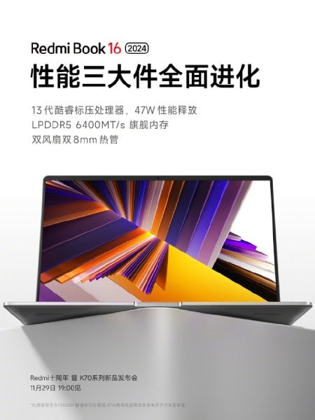 Redmi Watch 4, Redmi Book 16 (2024), Redmi Buds 5 Pro Will Be Launched on  November 29