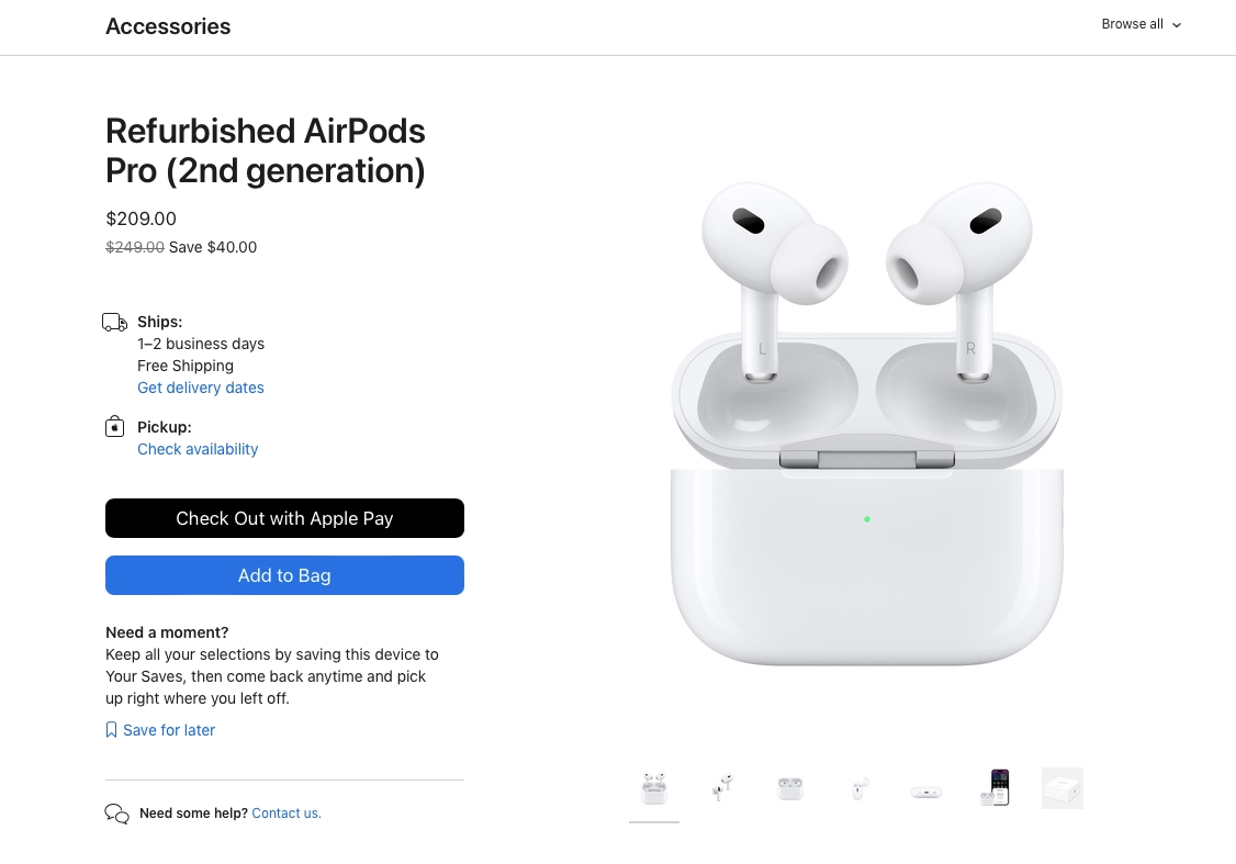 Ahorra 40 dólares: Apple ha empezado a vender AirPods Pro 2