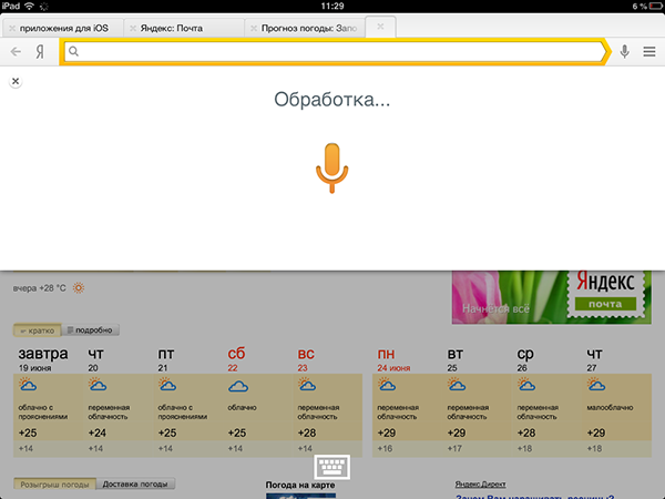 Приложения для iOS: Обзор Яндекс.Браузер для iPad-7