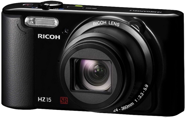 Компактная камера с 15-кратным оптическим зумом Ricoh HZ15