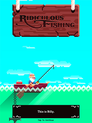 Игры для iOS. Обзор Ridiculous Fishing-2