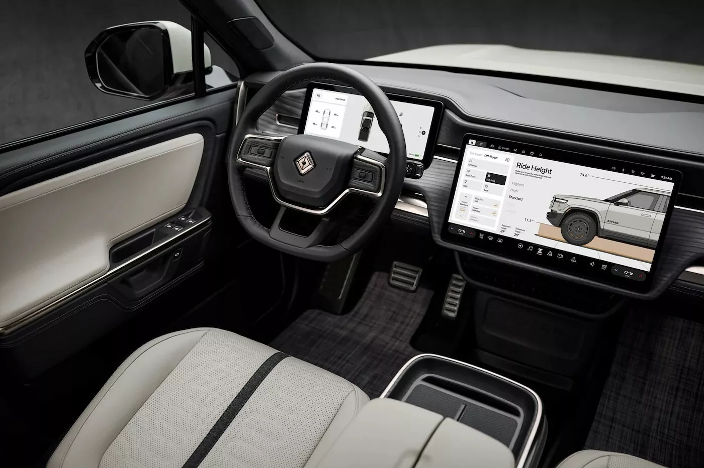 Інтер'єр Rivian R1 Dune Edition Interior