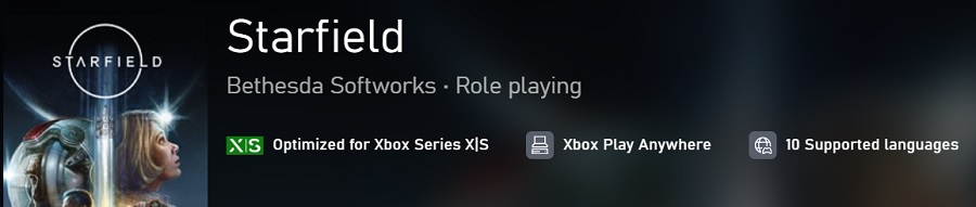Los compradores de una copia digital de Starfield tendrán acceso simultáneo a las versiones de Xbox y PC del juego de rol: el juego de Bethesda ya tiene la etiqueta Xbox Play Anywhere en Microsoft Store.-2