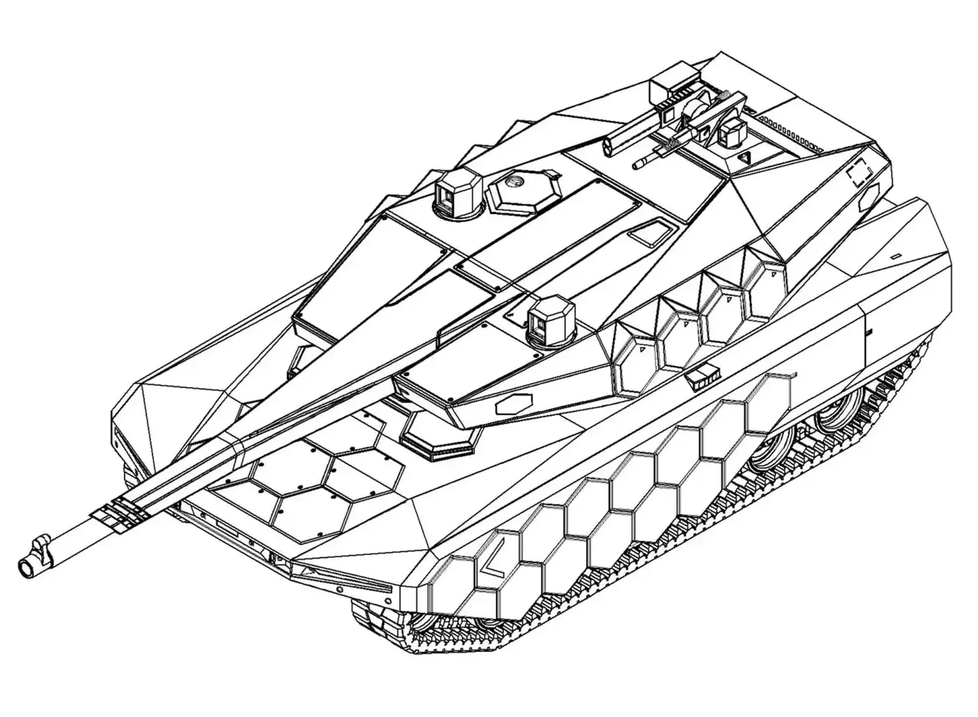 Tank concept. Illustration: Hyundai Rotem