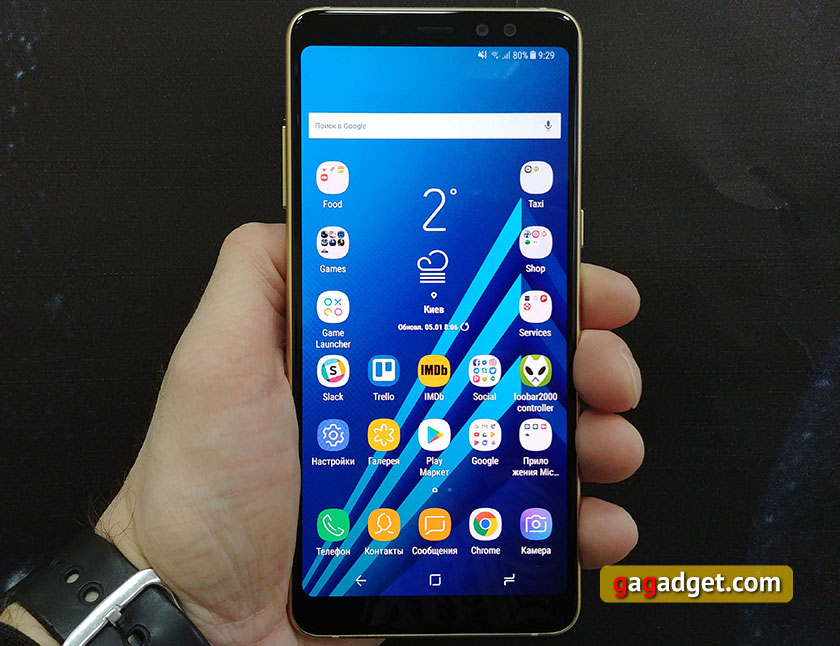 Обзор Samsung Galaxy A8+: средний класс с задатками флагмана-3
