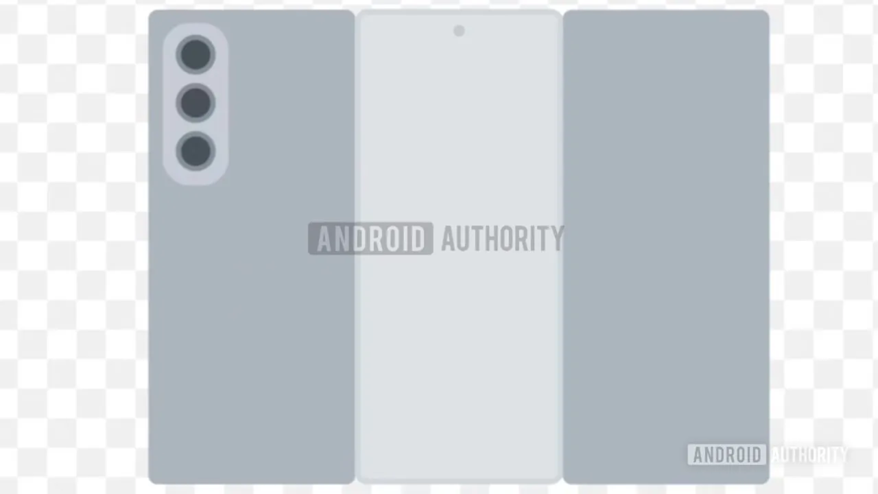 Зовнішня сторона Galaxy TriFold