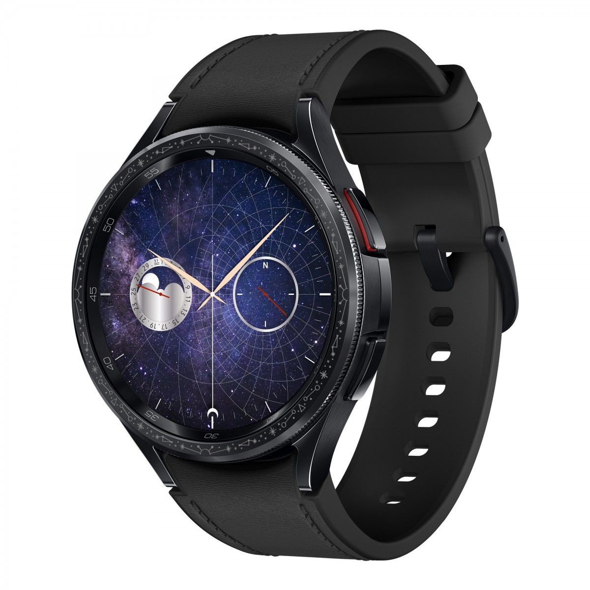 Samsung a lancé une version spéciale de la Galaxy Watch 6 Classic Astro  Edition avec une lunette en forme d'astrolabe.