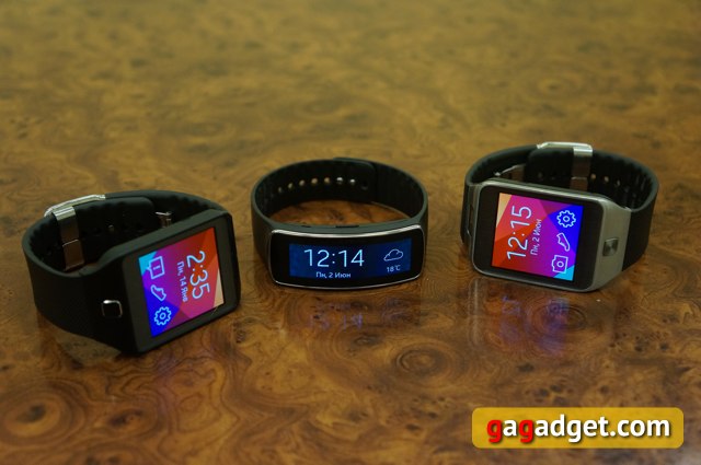 Часы и браслет: обзор линейки Samsung Gear второго поколения