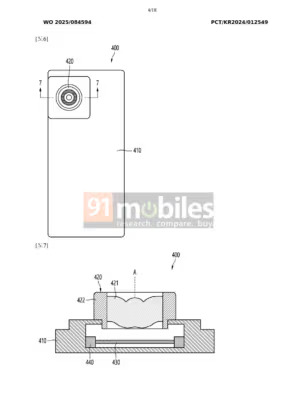 Image of a Samsung smartphone with a modular lens 1