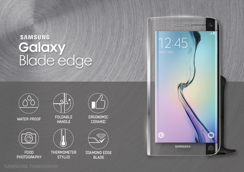 Samsung Galaxy BLADE edge: первый в мире «умный» нож-2