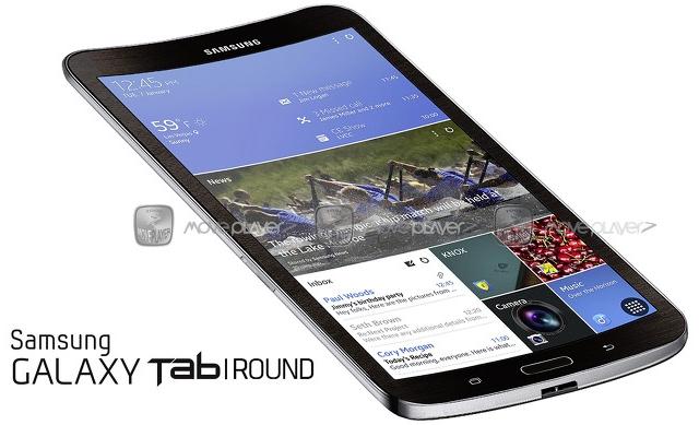 Слухи о первом планшете с изогнутым экраном Samsung Galaxy Tab Round