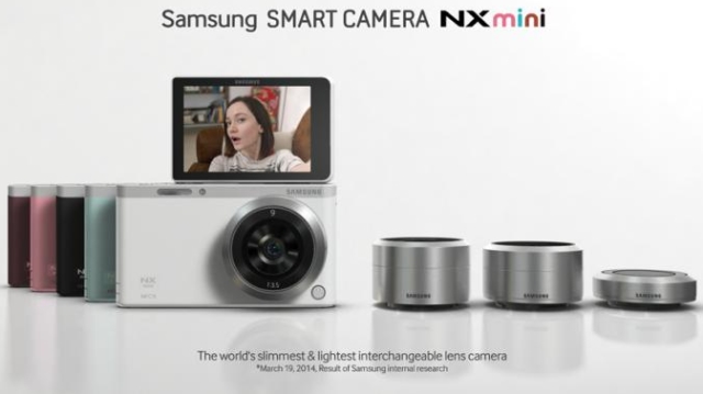 Samsung представила сверхкомпактную беззеркалку NX mini с дюймовой матрицей