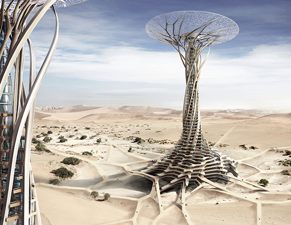 Sand Babel: небоскребы из песка в пустыне