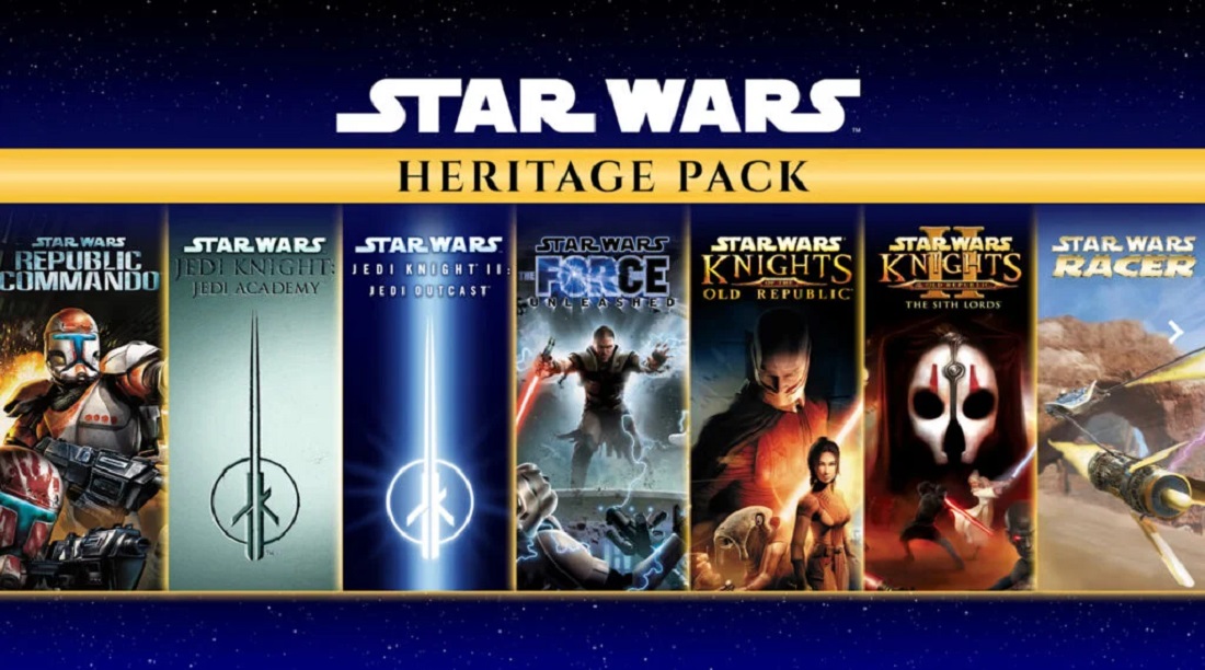 A great gift for fans: a physical edition of the Star Wars Heritage Pack has been announced for Nintendo Switch. It will include seven games from the iconic series
