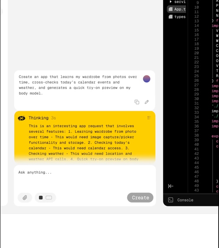Скриншот интерфейса приложения