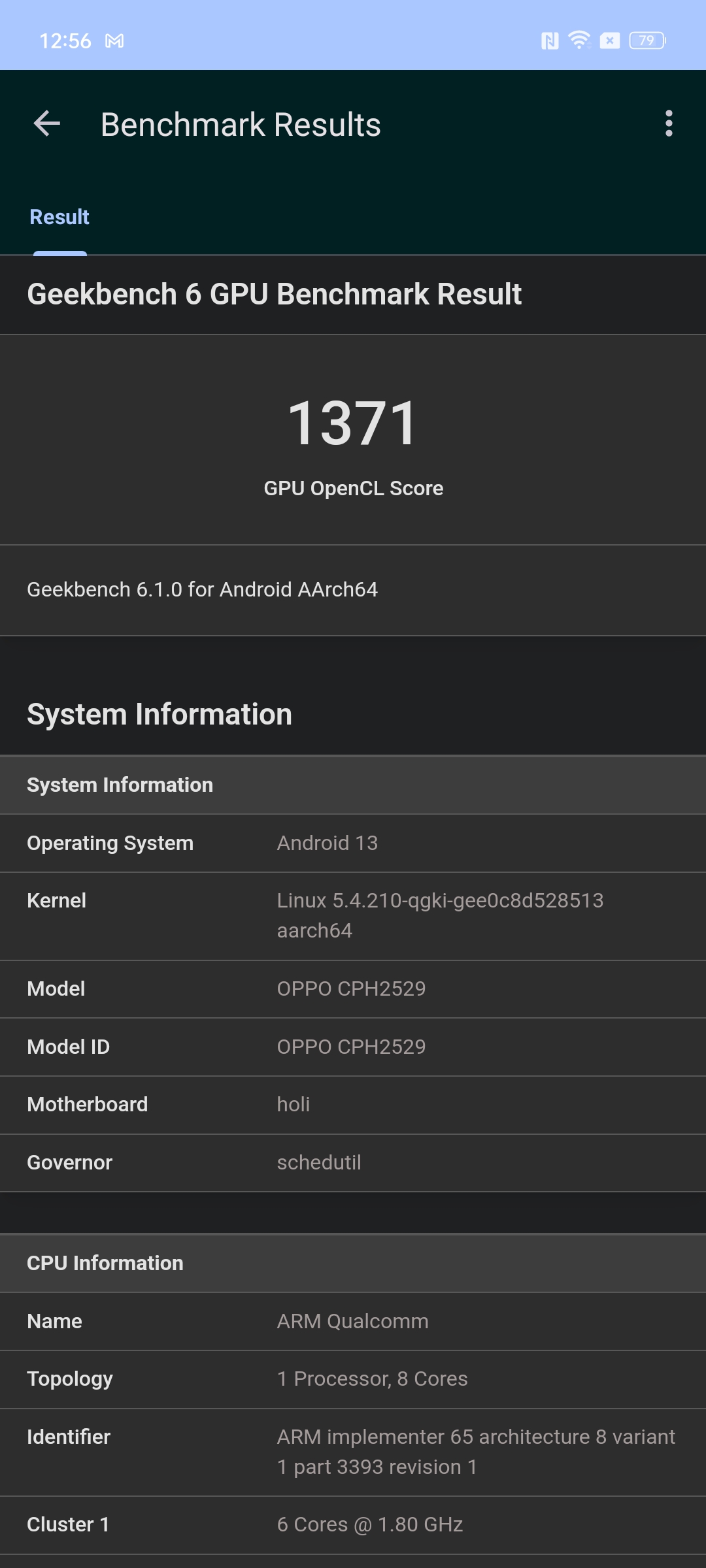 Oppo A98 (PGW110) appears in early Geekbench tests