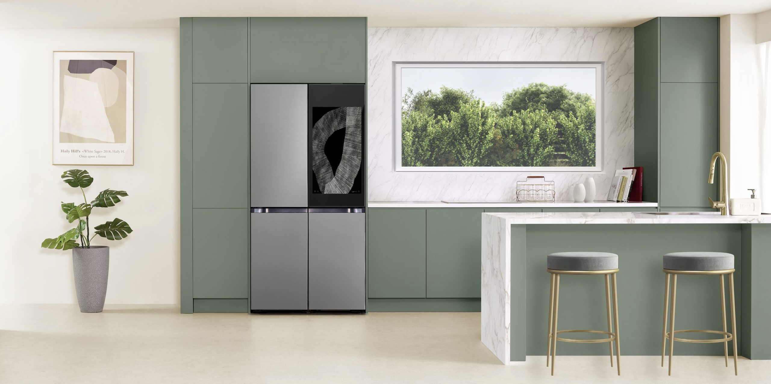 Samsung a annoncé un réfrigérateur à IA avec reconnaissance des aliments et correspondance des recettes.
