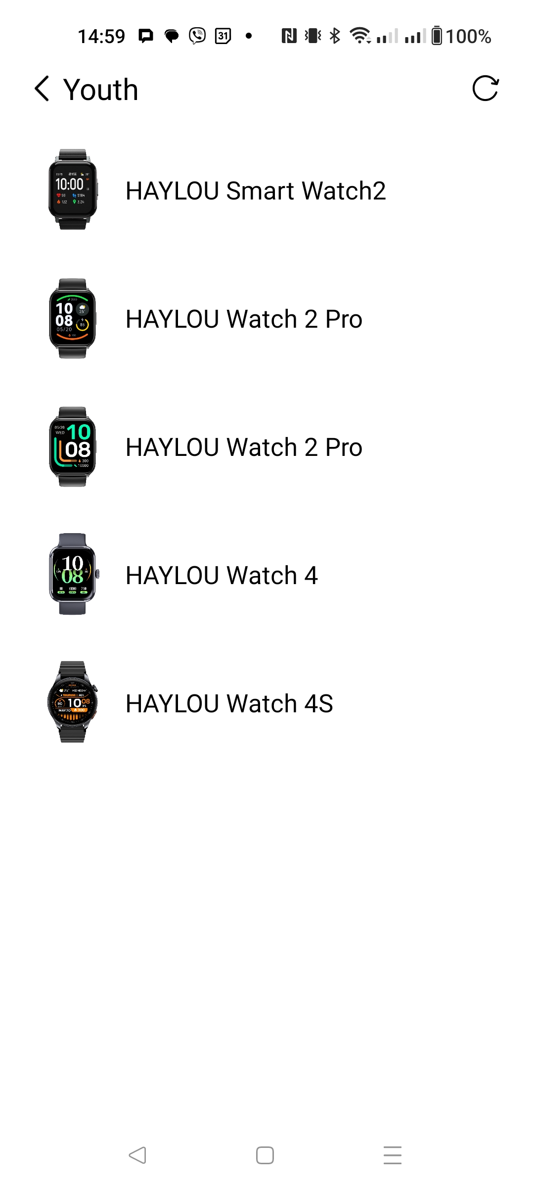 Кроки в додатку Haylou Fun