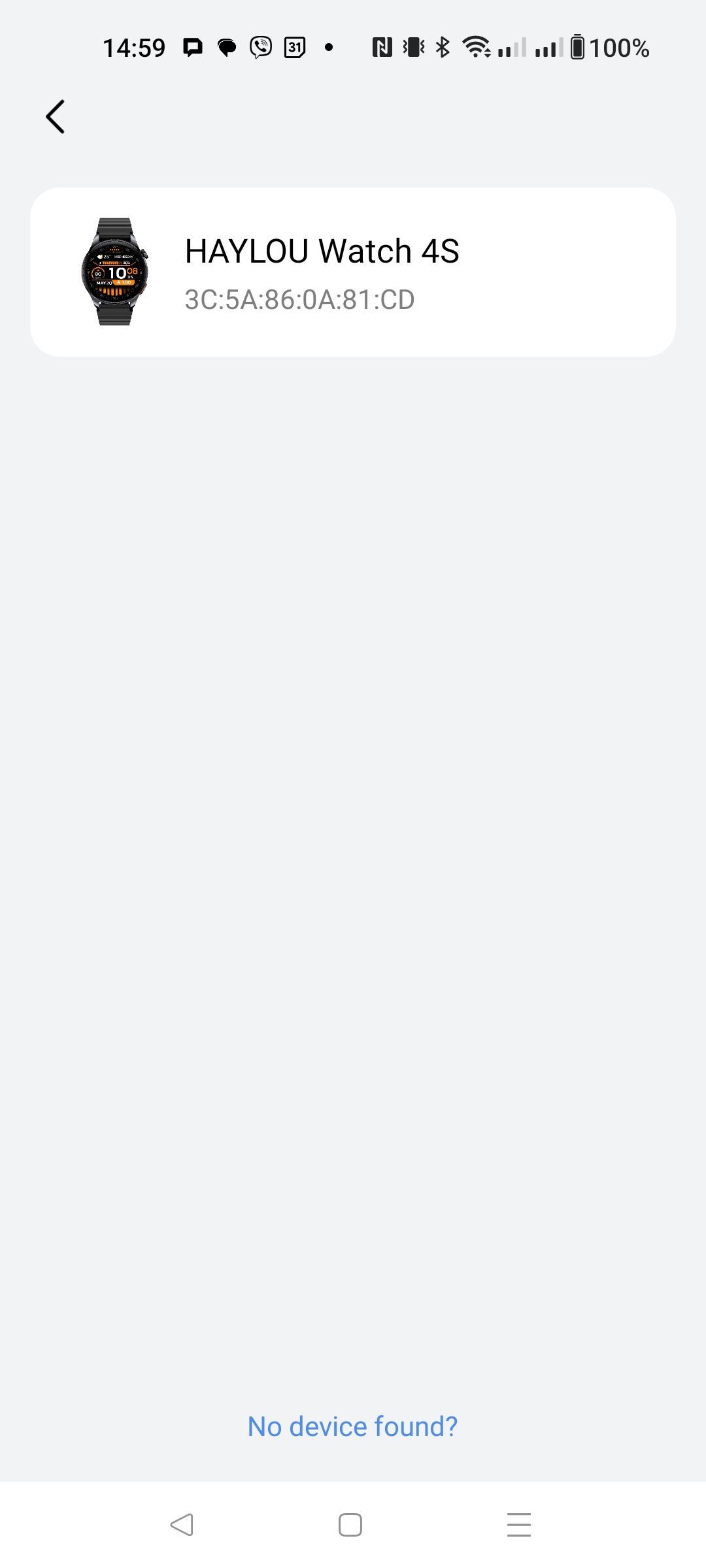 Загальні налаштування в додатку Haylou Fun