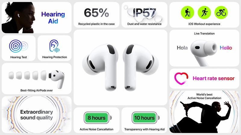AirPods Pro 3 improved noise cancellation