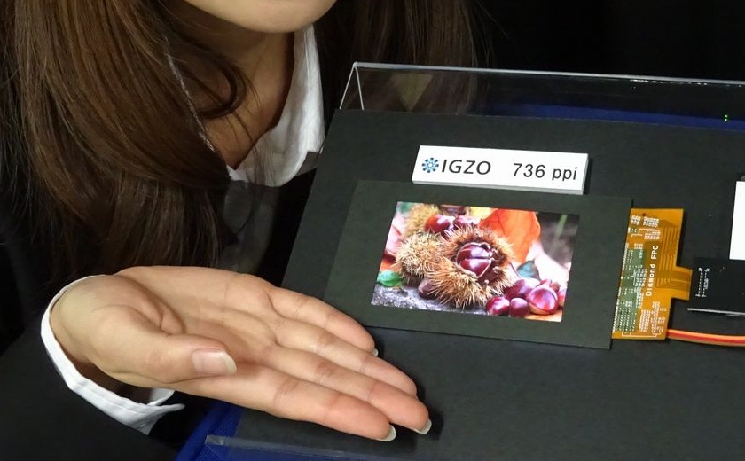 Sharp создала IGZO-дисплей с рекордной плотностью пикселей 736 ppi