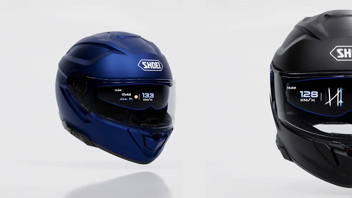 Casque Shoei GT-Air 3 Smart vue de l'arrière