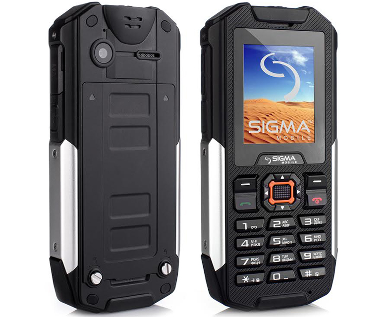 Защищенный телефон Sigma mobile X-treme IT68 с функцией зарядки устройств и фонариком