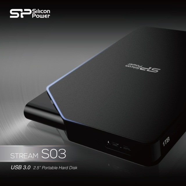 Внешний 2.5-дюймовый HDD Silicon Power Stream S03 с USB 3.0