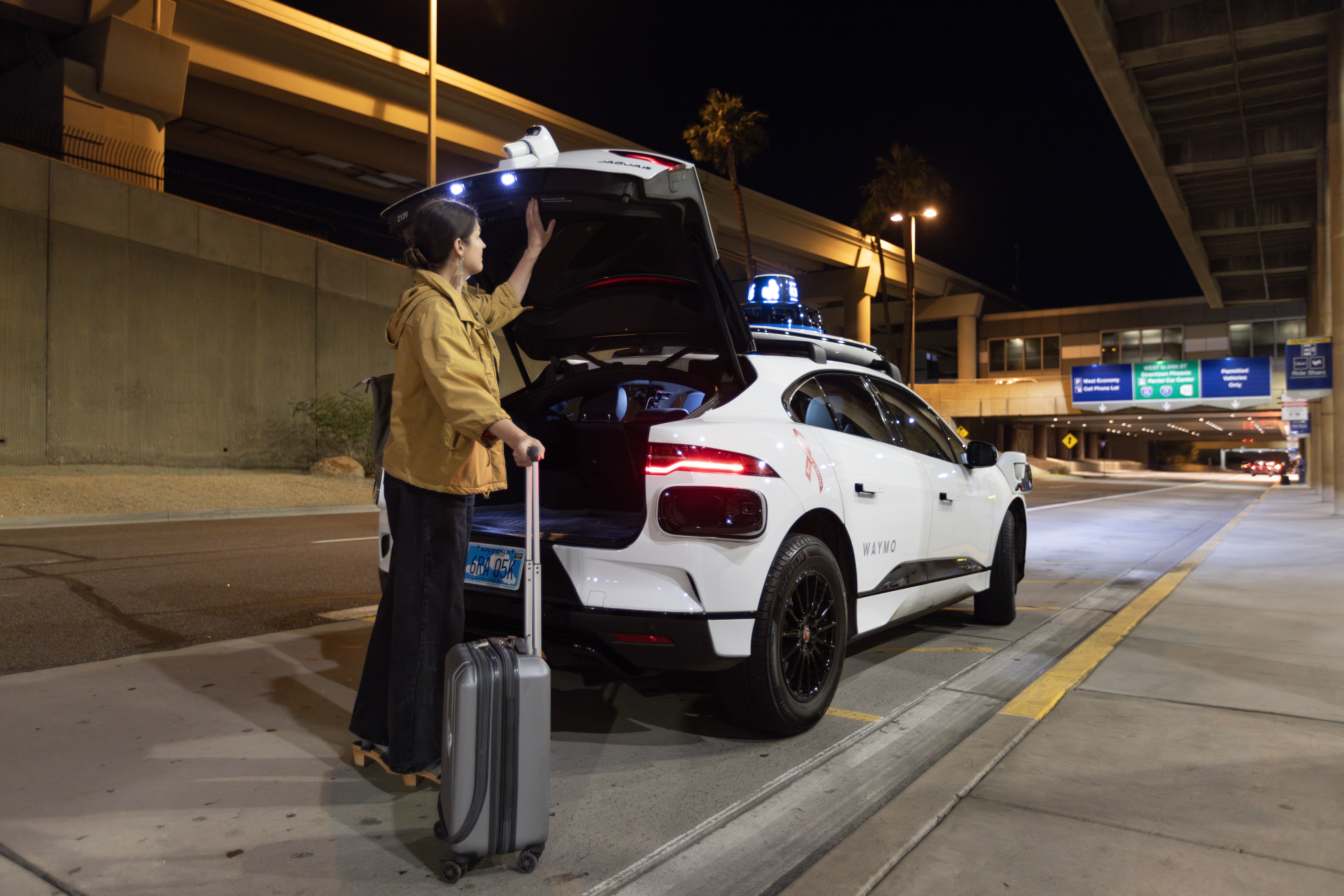 Waymo launches robotaxi service at Phoenix airport