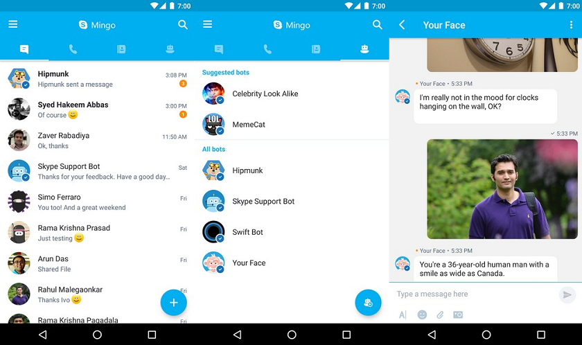 Расширенная версия Skype со "звонилкой" и мессенджером появилась в Google Play