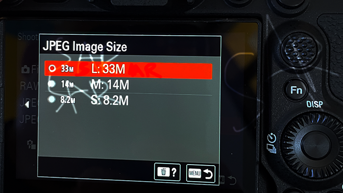 Sony α7V камера в другом ракурсе