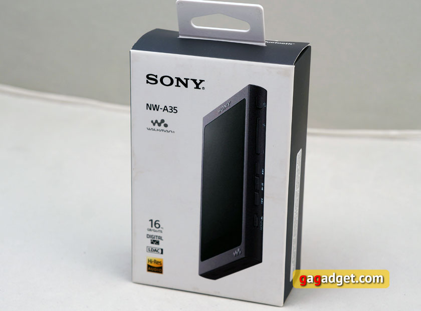 Обзор плеера Sony NW-A35 с поддержкой Hi-Res и LDAC-2