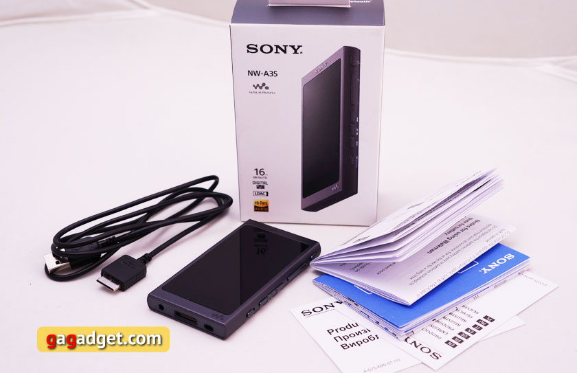 Обзор плеера Sony NW-A35 с поддержкой Hi-Res и LDAC-3