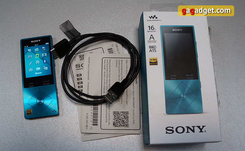 Обзор плеера Sony NWZ-A15 с поддержкой Hi-Res аудио-2