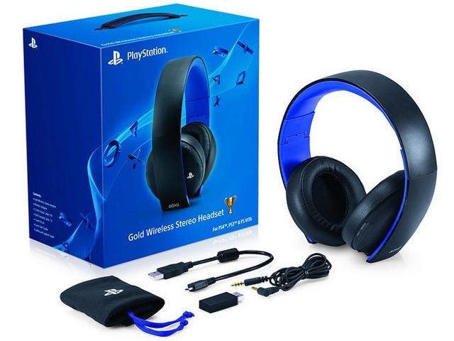 Sony выпустила беспроводную гарнитуру Gold Wireless Headset для PlayStation 4, PlayStation 3 и Vita