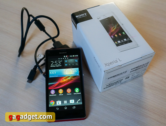 Обзор смартфона Sony Xperia L (C2105)