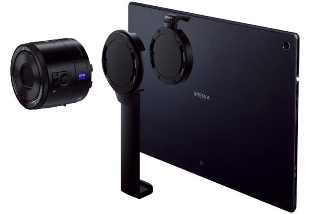 Sony выпустит адаптер SPA-TA1 для крепления камер QX100 и QX10 к планшетам