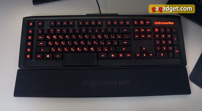 Обзор геймерской механической клавиатуры SteelSeries Apex M800-16