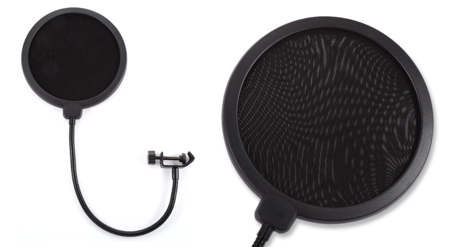 pop filter for the microphone