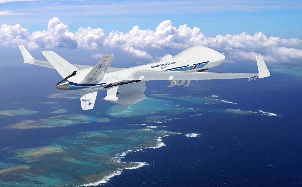 Die japanische Küstenwache hat mit dem Einsatz amerikanischer MQ-9B SeaGuardian-Drohnen begonnen