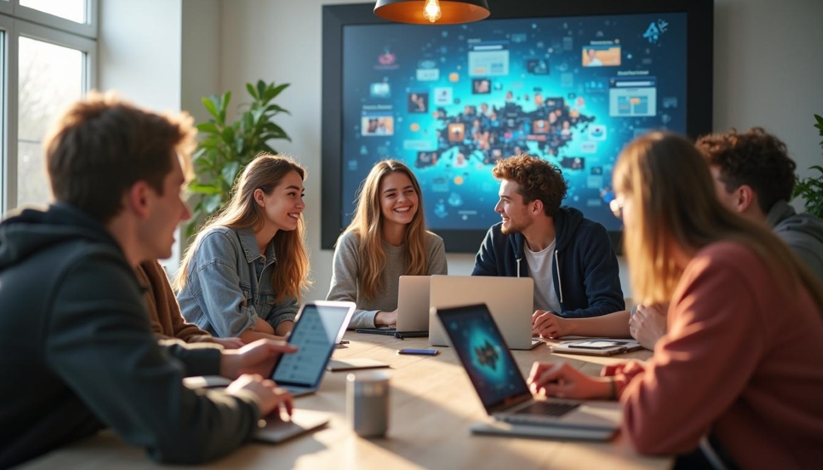 Les adolescents utilisant Internet