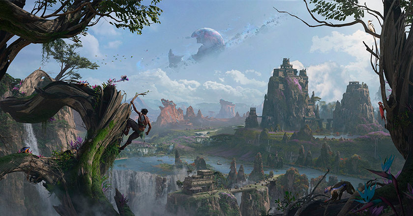 Techland showed picturesque concept art of their upcoming game.  It will be a story fantasy epic