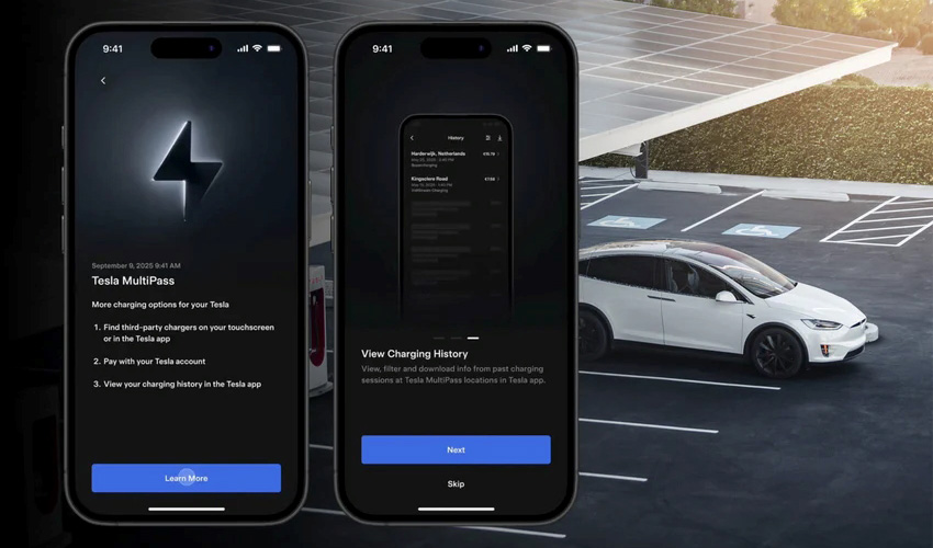 Tesla MultiPass fonction pour la recharge des véhicules électriques