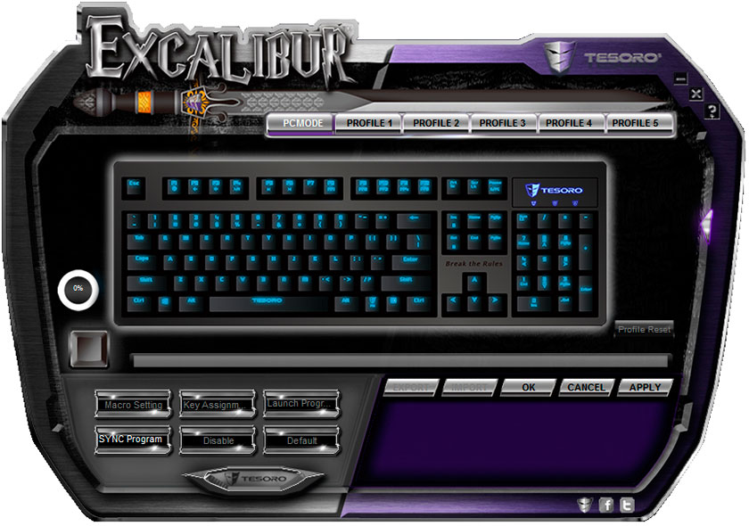 Обзор механической клавиатуры начального уровня Tesoro Excalibur Red Switch-9